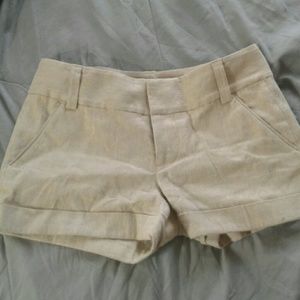 Alice & Olivia Shimmer Shorts